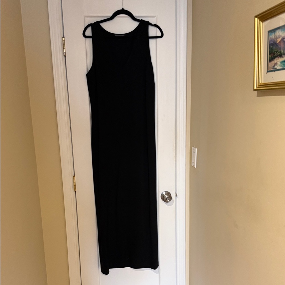 Boston Proper Classic Black Maxi Dress